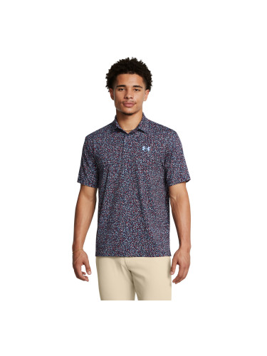 UA Playoff 3.0 Printed Polo-BLU