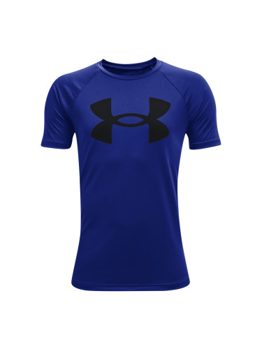 Boys' T-shirt Under Armour Tech Big Logo SS - blue