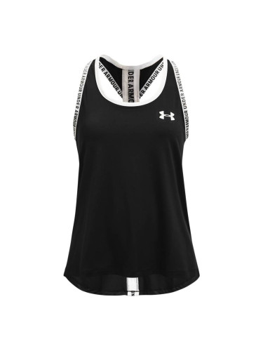Children's tank top Under Armour Knockout Tank - black