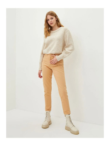 LC Waikiki Yüksel Waist Mom Fit Women's Jeans with Pockets