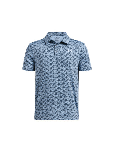 UA Playoff Printed Polo-BLU