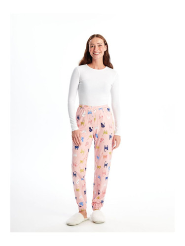 LC Waikiki Lw - Elastic Waist Patterned Women's Pajama Bottoms