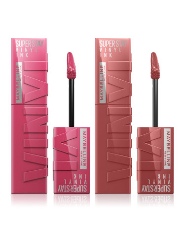 MAYBELLINE NEW YORK SuperStay Vinyl Ink течно червило 2x4.2 мл.