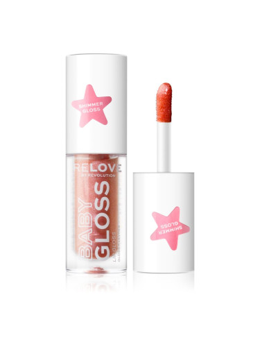 Revolution Relove Baby Gloss Shimmer блясък за устни с блестящи частици цвят Ethereal 1.8 мл.