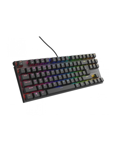 Клавиатура Genesis Mechanical Gaming Keyboard Thor 303 TKL RGB Backlight Brown Switch US Layout Black