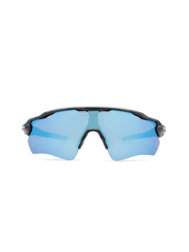 Oakley Radar EV Path OO 9208 C0 38 - правоъгълна слънчеви очила, мъжки, черни, поляризирани огледални