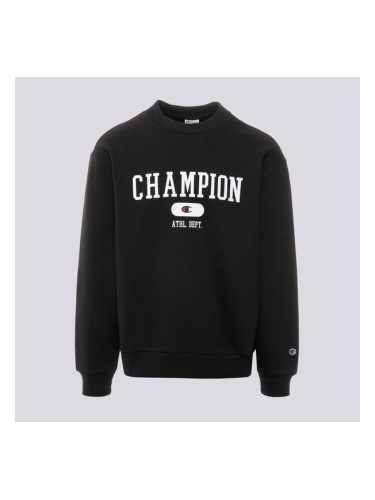 Champion Суитчър Crewneck Sweatshirt мъжки Дрехи Суичъри 220431KK001 Черен