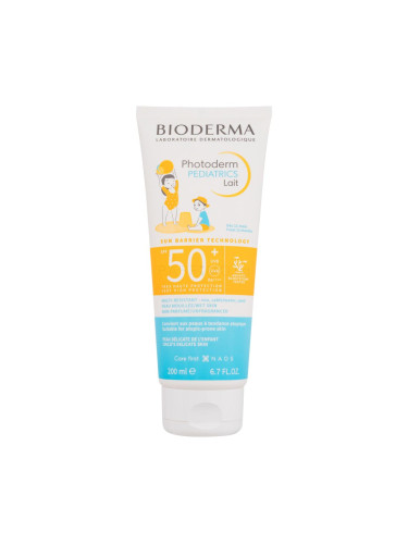 BIODERMA Photoderm Pediatrics Lait SPF50+ Слънцезащитна козметика за тяло за деца 200 ml