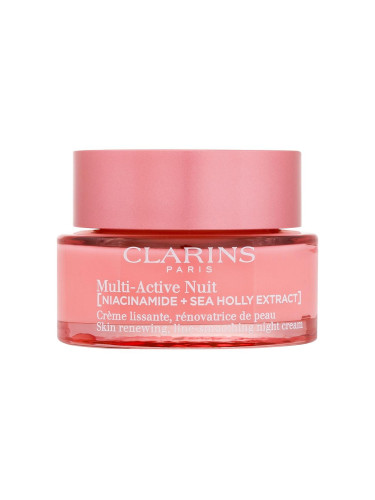 Clarins Multi-Active Night Cream All Skin Types Нощен крем за лице за жени 50 ml