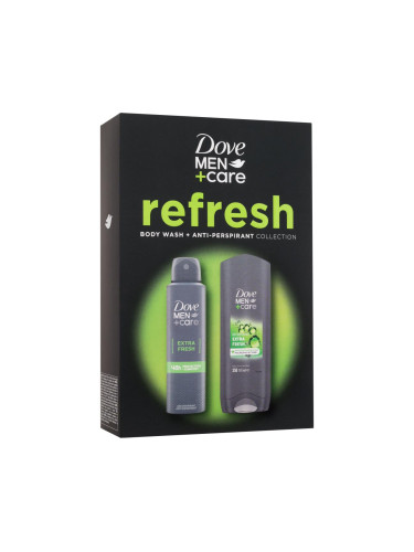 Dove Men + Care Extra Fresh Подаръчен комплект душ гел Men Care Extra Fresh 250 ml + антиперспирант Men Care Extra Fresh 48H 150 ml