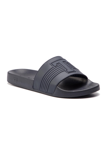 Чехли Tommy Hilfiger Th Seasonal Pool Slide FM0FM02077 Тъмносин