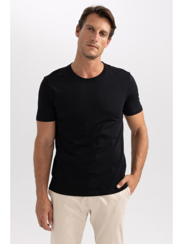 DEFACTO Regular Fit Crew Neck Basic Short Sleeve T-Shirt