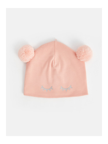 LC Waikiki Baby Girl Beret with Pompom Detail