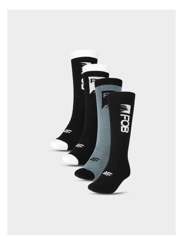 Women's snowboard socks (2-pack) 4F
