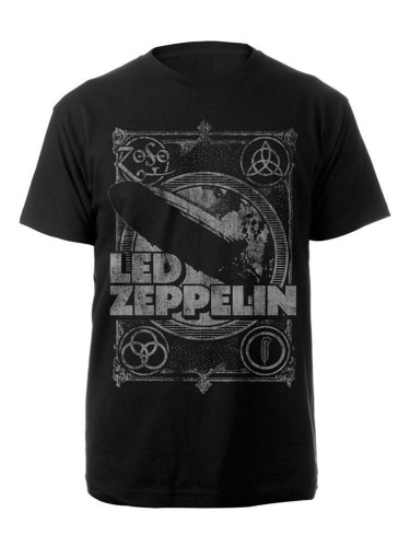 Led Zeppelin Риза Vintage Print LZ1 Black 2XL