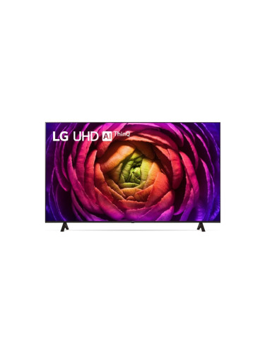 Телевизор LG 65UR76003LL, 65" 4K UltraHD TV 4K (3840 x 2160), DVB-T2/C/S2, webOS Smart TV, Game Optimizer , ThinQ AI, Processor ?5 Gen6, WiFi 802.11ac, HDR10 PRO, 4K Upscaling, int Streeming, HDMI, CI, LAN, USB, 2 Pole Stand, Black