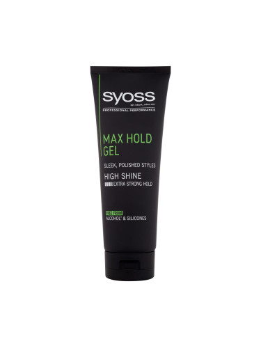 Syoss Max Hold Gel Гел за коса за жени 250 ml