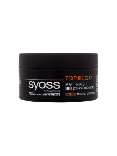 Syoss Texture Clay Matt Finish За оформяне на косата 100 ml