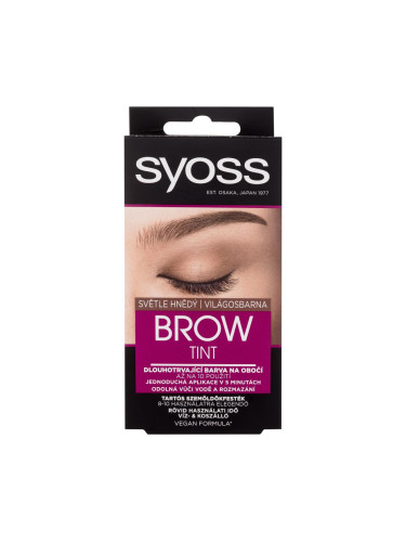 Syoss Brow Tint Боя за вежди за жени 17 ml Нюанс Light Brown