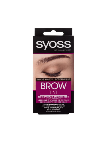 Syoss Brow Tint Боя за вежди за жени 17 ml Нюанс Dark Brown