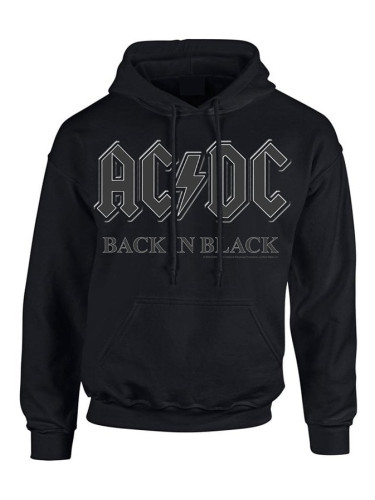 AC/DC Дреха с качулка Back In Black Black M