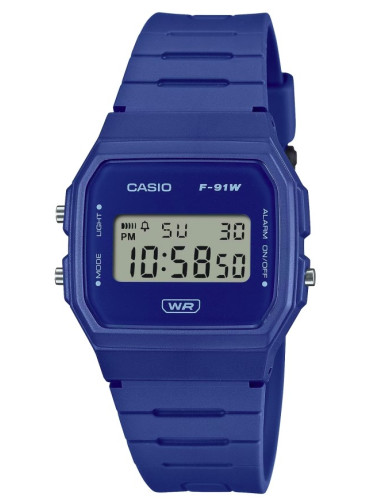 Casio Collection Мъжки часовник F-91WB-2A1EF