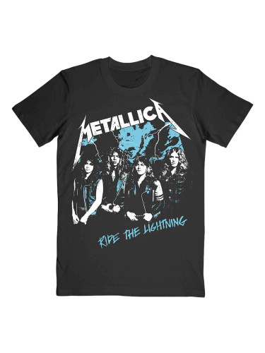 Metallica Риза Vintage Ride The Lightning Unisex Black 2XL