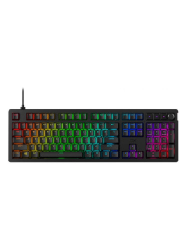  Механична клавиатура HyperX - Alloy Rise, HyperX Red, RGB, черна