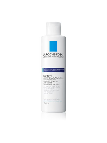 La Roche-Posay Kerium DS Anti-Dandruff терапевтичен шампоан против пърхот 200 мл.