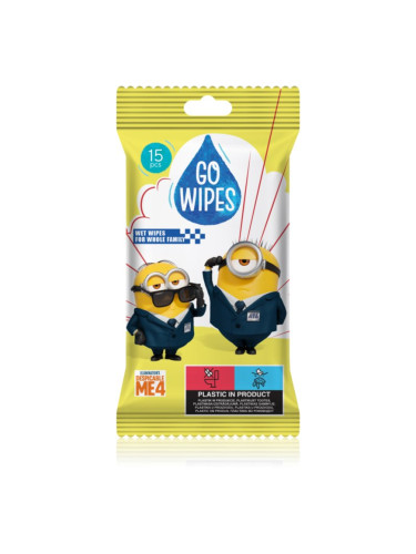 GoWipes Wet Wipes For Whole Family мокри почистващи кърпички за ръце 15 бр.