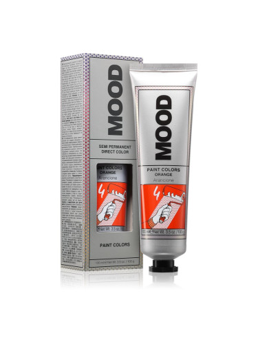 MOOD Paint Colors перманентната боя за коса цвят Orange 100 мл.