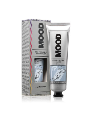 MOOD Paint Colors полуперманентна боя за коса цвят Silver 100 мл.
