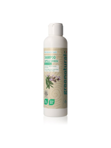 Greenatural Shampoo Sage & Nettle шампоан за мазна коса 250 мл.