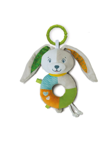 Clementoni Baby Lovely Soft Bunny Rattle дрънкалка 1 бр.