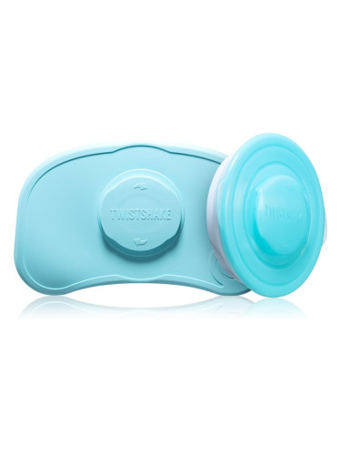 Twistshake Click-mat Mini + Plate подложка с чиния Pastel Blue 2 бр.