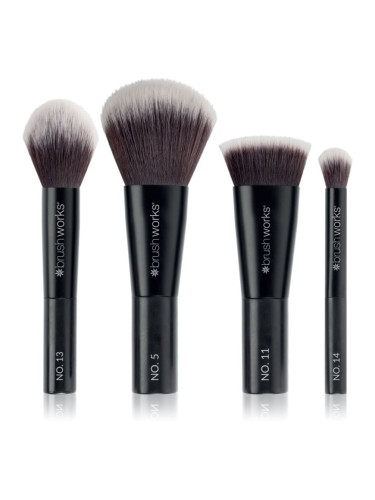 Brushworks On The Move Makeup Minis Complexion комплект четки