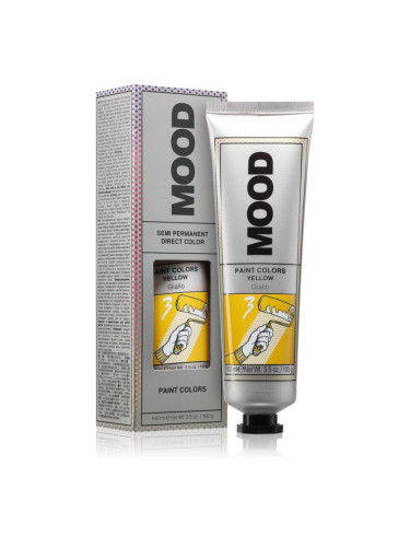 MOOD Paint Colors перманентната боя за коса цвят Yellow 100 мл.