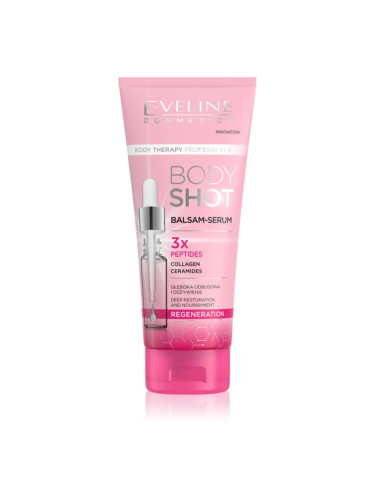 Eveline Cosmetics Body Shot 3x Peptides регенериращ балсам за много суха кожа 200 мл.