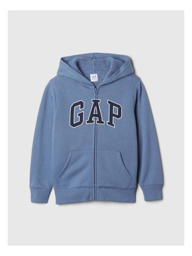 GAP Children's sherpa sweatshirt with logo - Boys