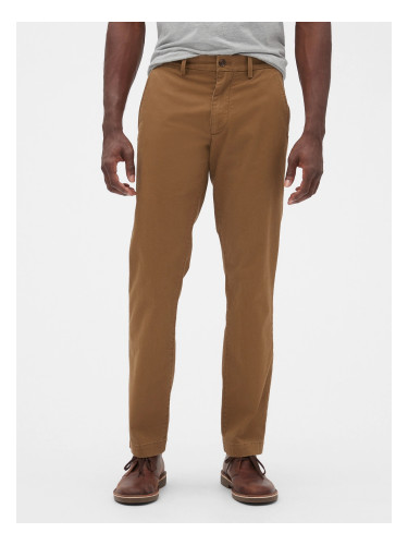 GAP Trousers essential khakis in straight fit with Flex - Mens