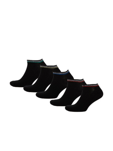 DEFACTO Men's 5-Pack Cotton Ankle Socks