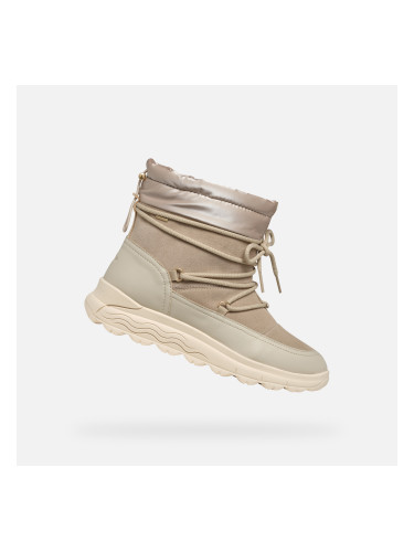 Beige women's ankle boots Geox Spherica 4X4 Abx - Women's