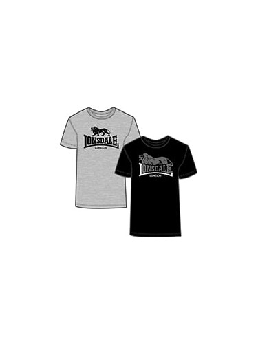 Lonsdale Men's t-shirt regular fit double pack