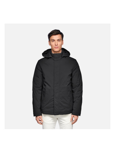 Black men's down jacket Geox Aurelio - Men