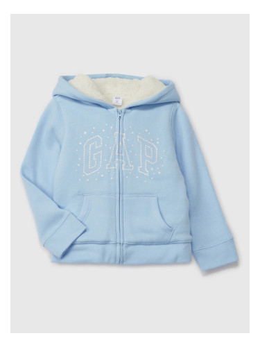 GAP Baby sherpa sweatshirt with logo - Girls
