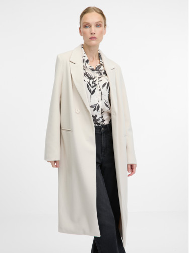 Cream women's coat ORSAY - Women's