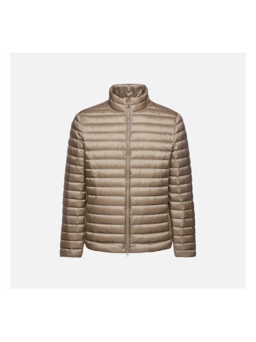 Men's Brown Quilted Jacket Geox Warrens - Mens