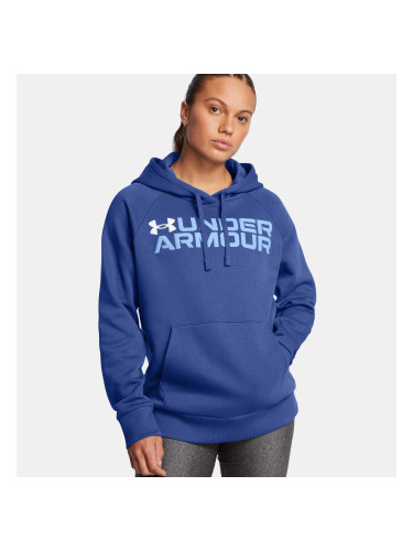 Women's Under Armour Rival Fleece Wordmark Hoodie