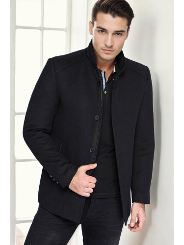 PLT8327 DEWBERRY MEN'S COAT-NAVY-1