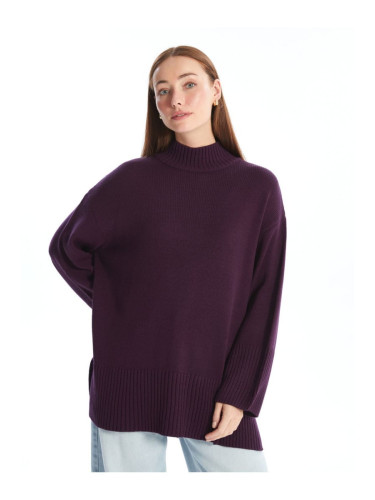 LC Waikiki Women's Half Turtleneck Oversize Knitwear Sweater